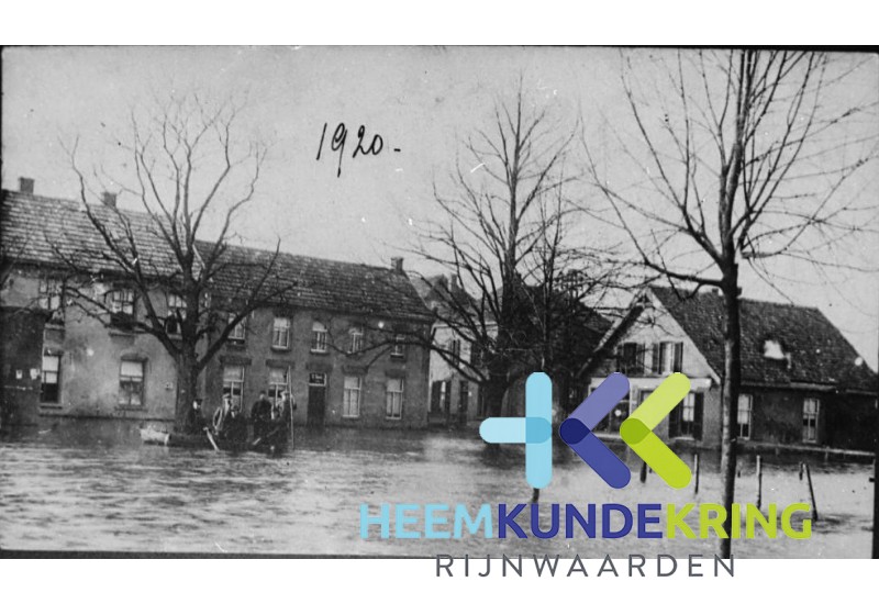 Lobith Markt Hoogwater 1920 (9)